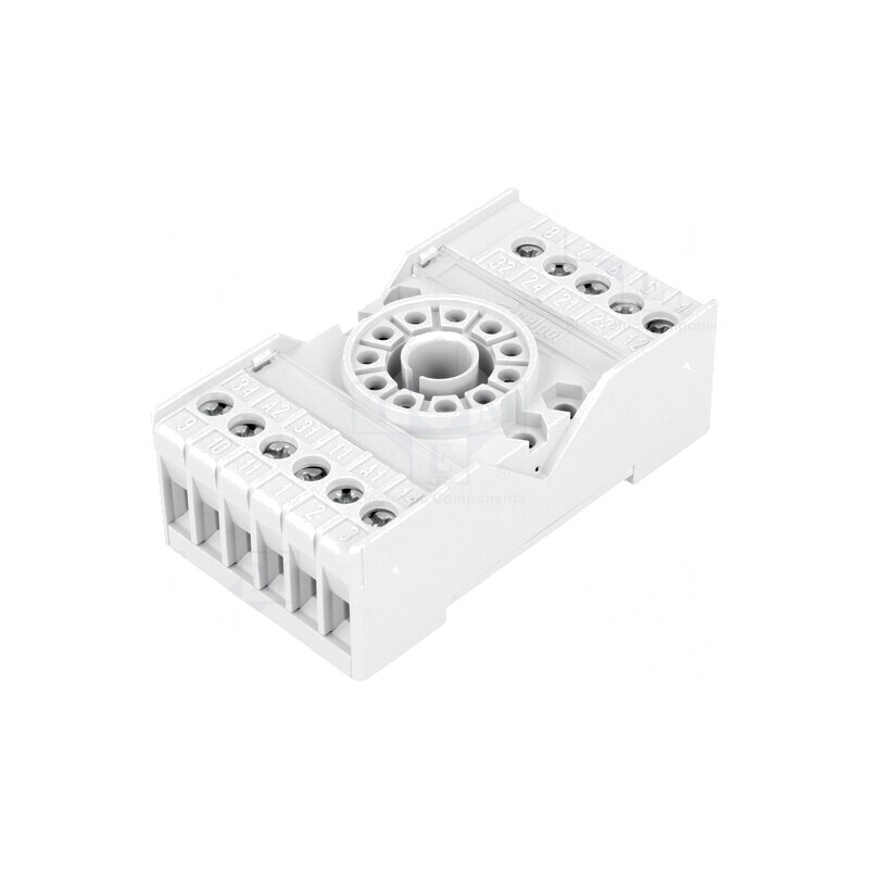 Stativ pe panou pentru șină DIN 10A 250VAC Serie R15 | Electronic-mag.ro | Componente Electronice Stativ pe panou pentru șină DIN 10A 250VAC Serie R15 | Electronic-mag.ro | Componente Electronice