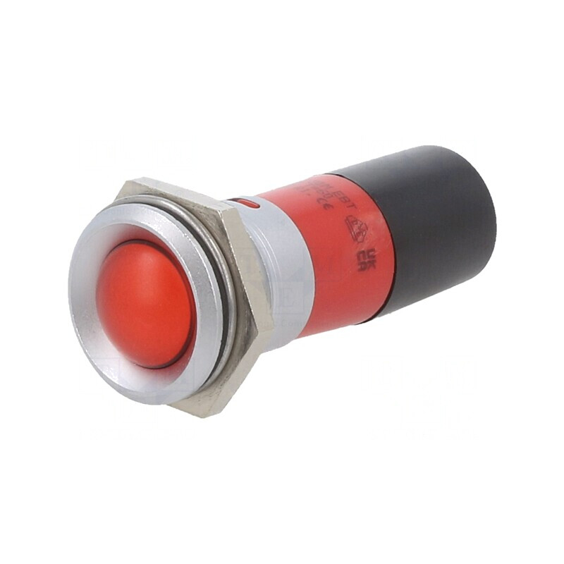 Lampă de control LED roșie 230V Ø22mm | Electronic-mag.ro | Componente Electronice
