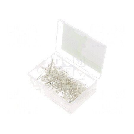 Set LED-uri THT 3mm Alb Rece 100 bucăți | Electronic-mag.ro | Componente Electronice
