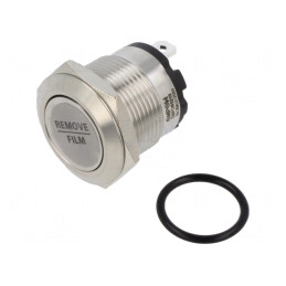 Comutator Anti-Vandalism 20A 220V IP40 Ø19mm | Electronic-mag.ro | Componente Electronice
