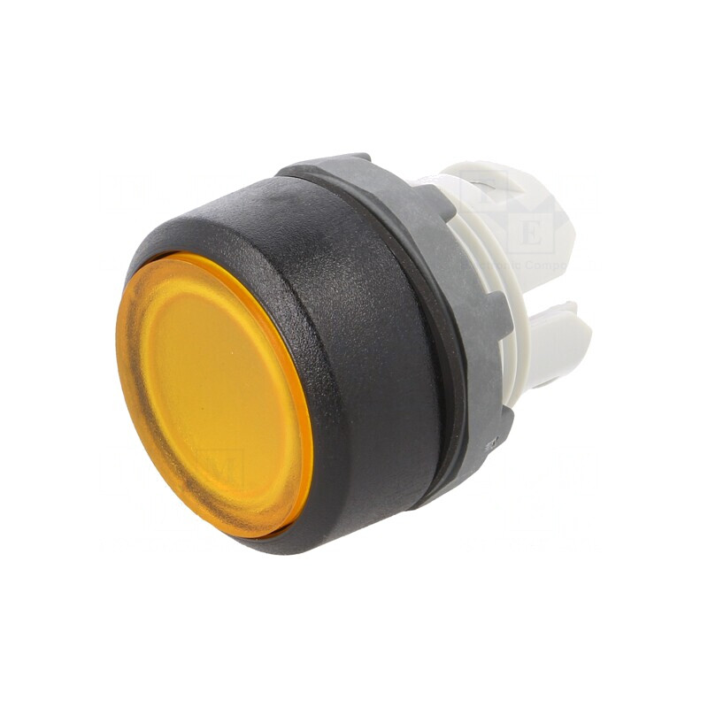 Comutator Buton Apăsare 22mm Galben | Electronic-mag.ro | Componente Electronice