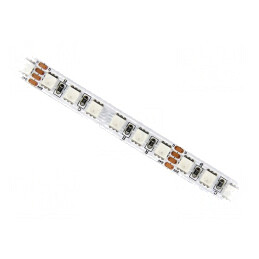Bandă LED RGB 4040 24V 120 LED/m 8mm IP20 Albă | Electronic-mag.ro | Componente Electronice