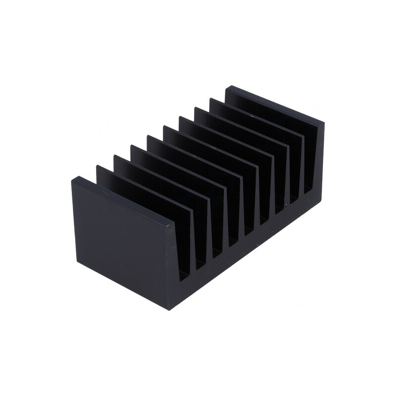 Radiator extrudat cu aripioare negru 50x100x40mm | Electronic-mag.ro | Componente Electronice Radiator extrudat cu aripioare negru 50x100x40mm | Electronic-mag.ro | Componente Electronice