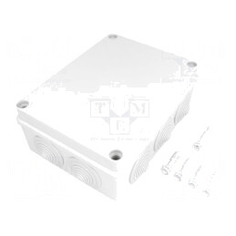 Cutie Conexiuni IP65 Gri 140x190x70mm | Electronic-mag.ro | Componente Electronice
