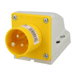 Conector de Alimentare AC 16A 110V IP44 IEC 60309 | Electronic-mag.ro | Componente Electronice