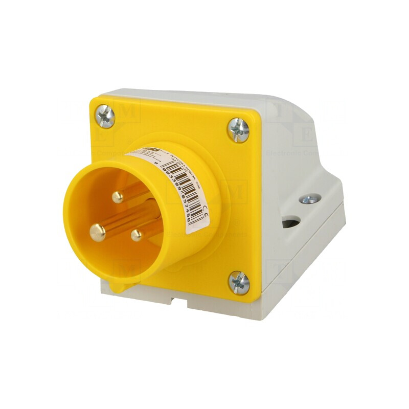 Conector de Alimentare AC 16A 110V IP44 IEC 60309 | Electronic-mag.ro | Componente Electronice