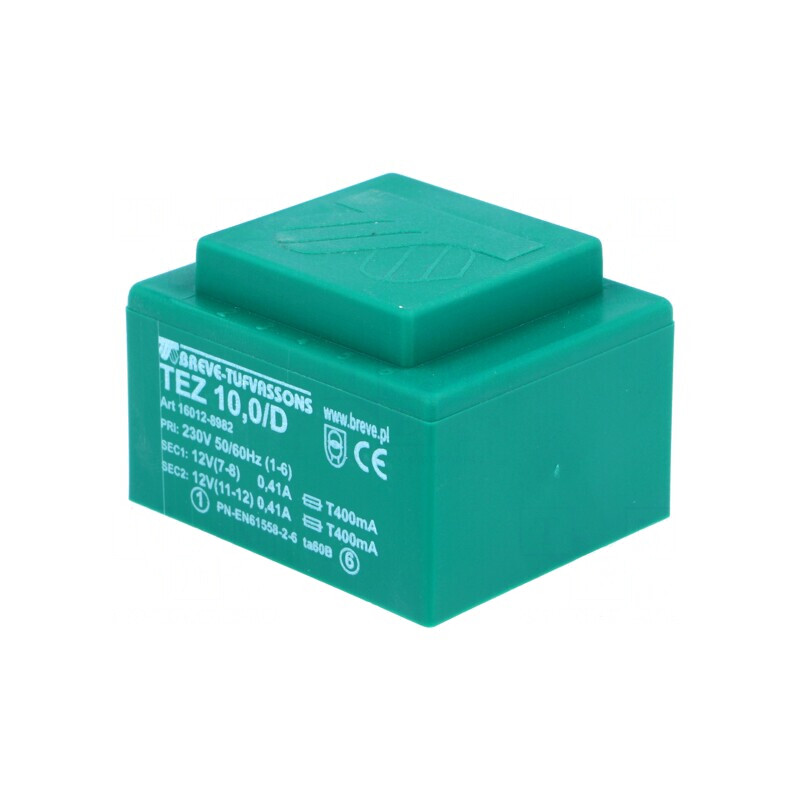 Transformator încapsulat 10VA 230V la 12V 416mA | Electronic-mag.ro | Componente Electronice Transformator încapsulat 10VA 230V la 12V 416mA | Electronic-mag.ro | Componente Electronice