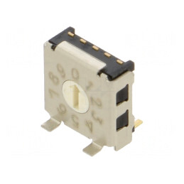 Întrerupător codificare DEC/BCD SMT 10 poziții | Electronic-mag.ro | Componente Electronice