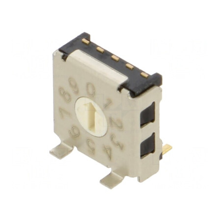 Întrerupător codificare DEC/BCD SMT 10 poziții | Electronic-mag.ro | Componente Electronice