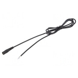 Cablu Alimentare DC 5m Negru 5.5/2.5 | Electronic-mag.ro | Componente Electronice