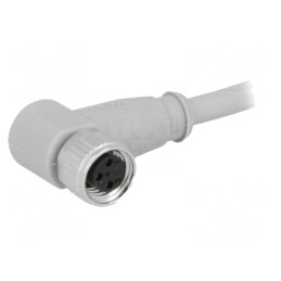 Conector M8 3m 3 PIN unghi 90° cablu IP67 | Electronic-mag.ro | Componente Electronice