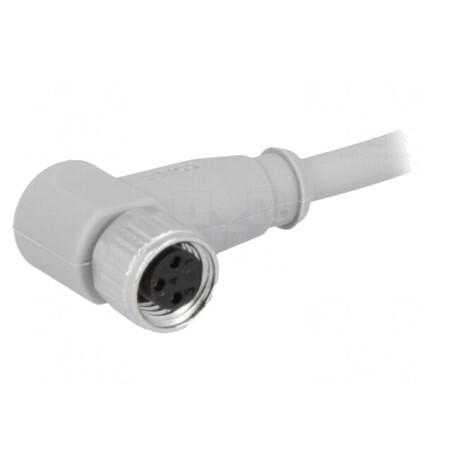 Conector M8 3m 3 PIN unghi 90° cablu IP67 | Electronic-mag.ro | Componente Electronice