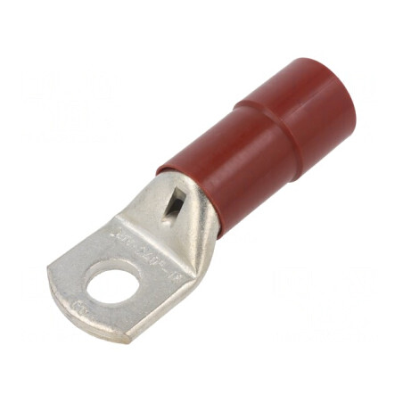 Vârf Inelar Tubular M16 17mm 240mm2 Crimpat pe Cablul Roșu | Electronic-mag.ro | Componente Electronice