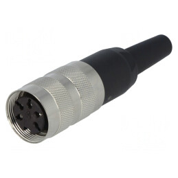 Conector M16 Mufă Mamă 5PIN 5A 300V Drept | Electronic-mag.ro | Componente Electronice