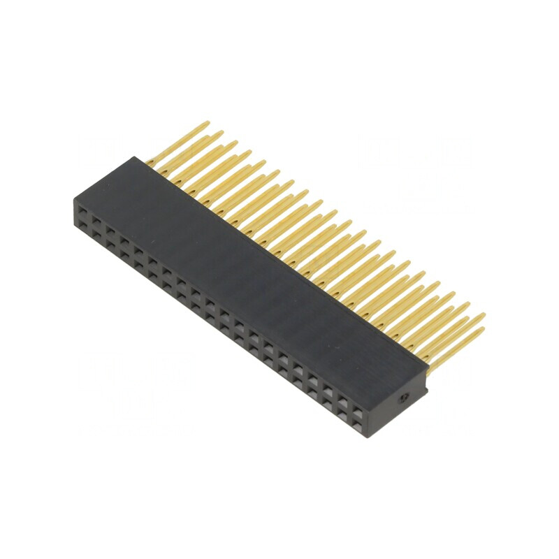 Soclu pini mamă 2,54mm 40 THT PCB aurit | Electronic-mag.ro | Componente Electronice Soclu pini mamă 2,54mm 40 THT PCB aurit | Electronic-mag.ro | Componente Electronice