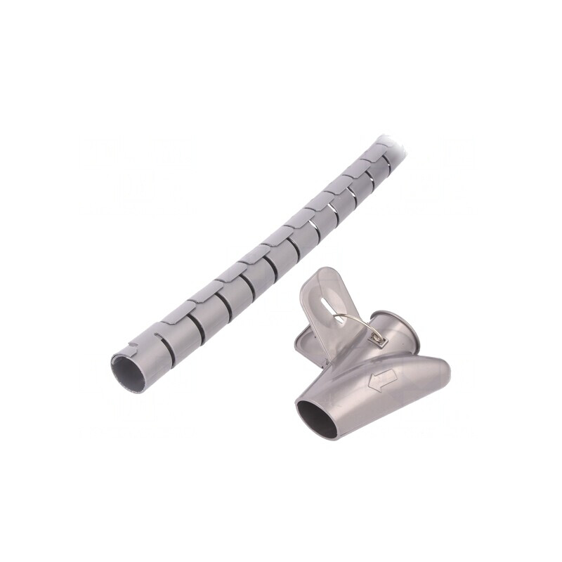 Înfașurare spirală argintie 25mm x 2,5m | Electronic-mag.ro | Componente Electronice