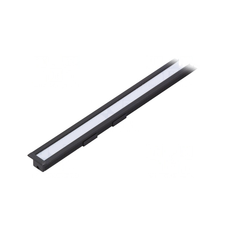 Profil Aluminiu Negru LED 1m SMART-IN10 | Electronic-mag.ro | Componente Electronice