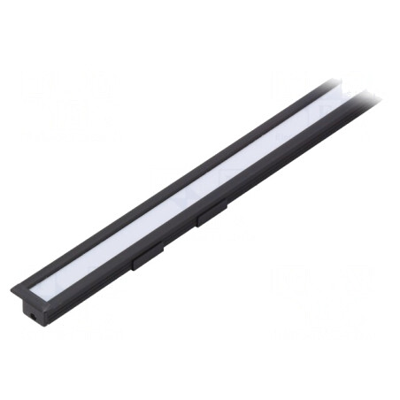 Profil Aluminiu Negru LED 1m SMART-IN10 | Electronic-mag.ro | Componente Electronice