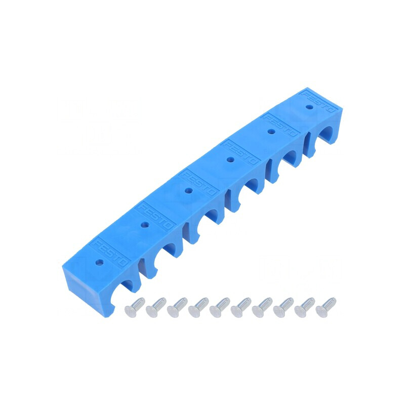 Baretă prindere tuburi 128,5mm 6 secțiuni | Electronic-mag.ro | Componente Electronice