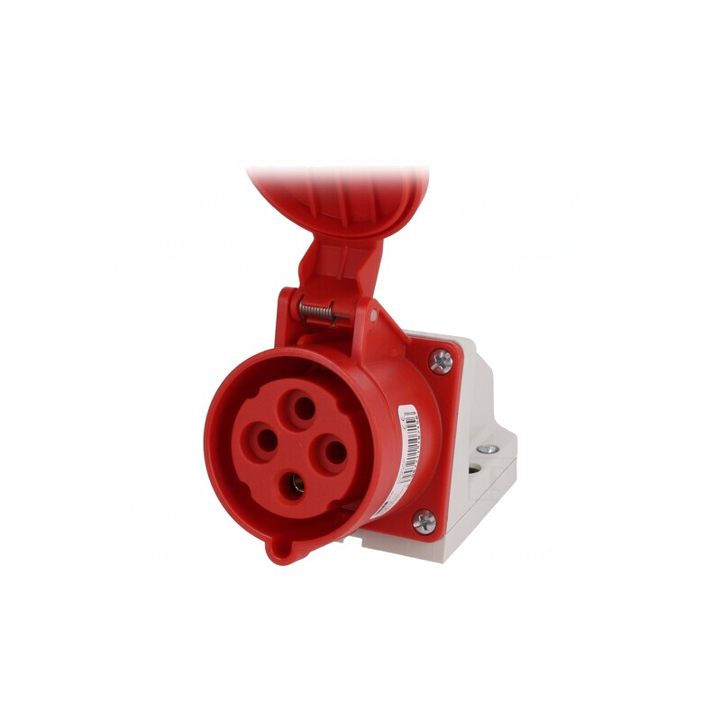 Conector alimentare AC trifazat 32A 400VAC IP44 Soclu Mamă | Electronic-mag.ro | Componente Electronice