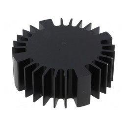 Radiator LED Negru 70mm x 25mm | Electronic-mag.ro | Componente Electronice