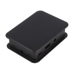 Carcasă Neagră pentru Raspberry Pi 3 | Electronic-mag.ro | Componente Electronice