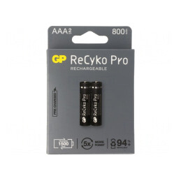 Baterie Reîncărcabilă Ni-MH AAA 820mAh ReCYKO PRO Ready2Use | Electronic-mag.ro | Componente Electronice