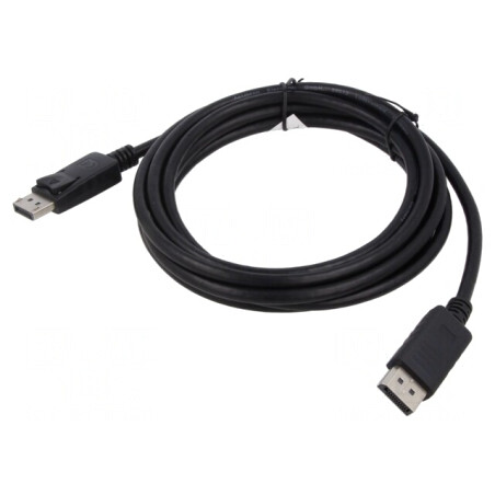 Cablu DisplayPort 5m Negru | Electronic-mag.ro | Componente Electronice