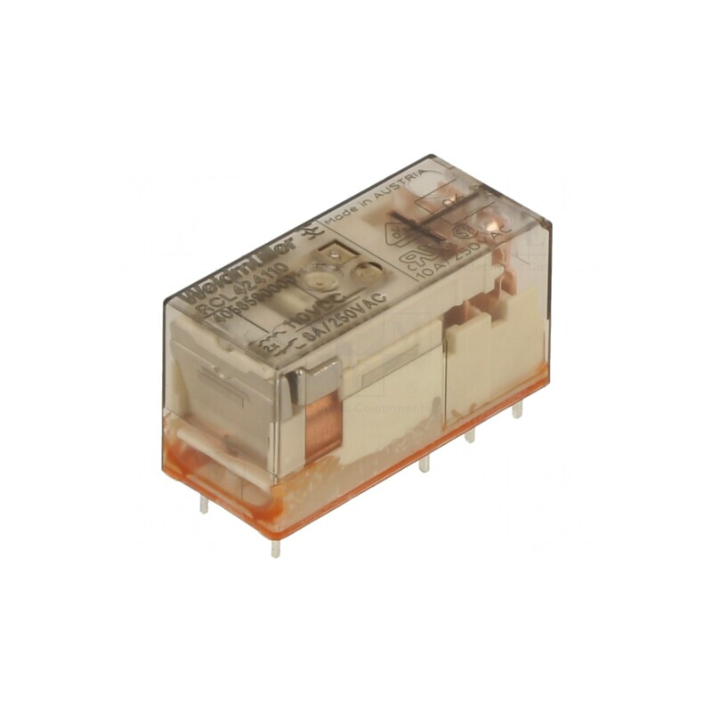 Releu Electromagnetic DPDT 110VDC 8A 250VAC | Electronic-mag.ro | Componente Electronice