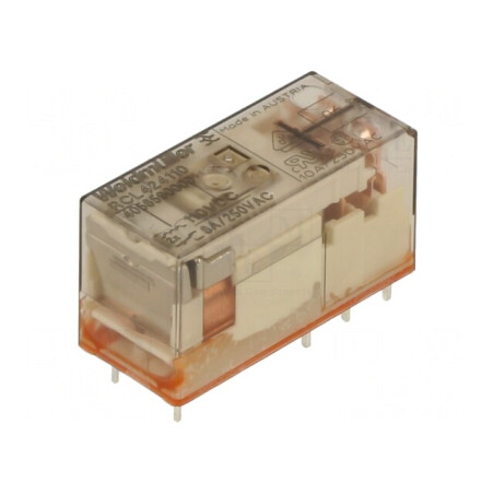 Releu Electromagnetic DPDT 110VDC 8A 250VAC | Electronic-mag.ro | Componente Electronice
