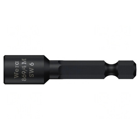 Capăt șurubelniță HEX 6mm | Electronic-mag.ro | Componente Electronice