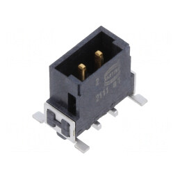 Conector PCB-PCB tată 2 pini 2,54mm har-flex® Power | Electronic-mag.ro | Componente Electronice
