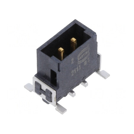 Conector PCB-PCB tată 2 pini 2,54mm har-flex® Power | Electronic-mag.ro | Componente Electronice