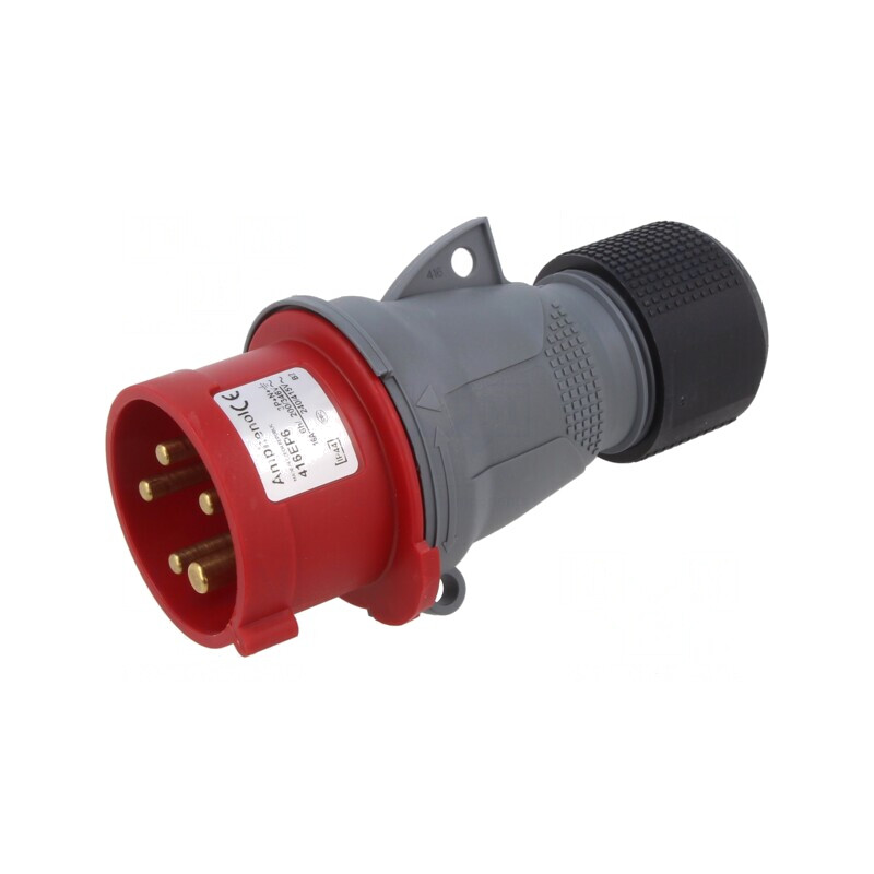 Conector AC Trifazat Mufă Tată pe Cablu | Electronic-mag.ro | Componente Electronice