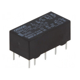 Releu Electromagnetic DPDT 24VDC 2A | Electronic-mag.ro | Componente Electronice