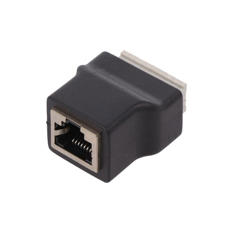 Adaptor PIN 8 RJ45 Soclu Bornă cu Arc | Electronic-mag.ro | Componente Electronice