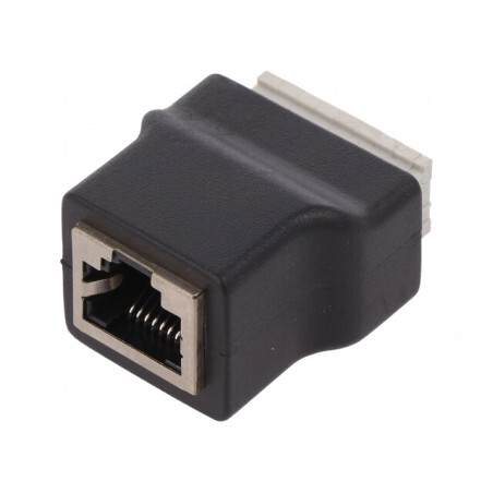 Adaptor PIN 8 RJ45 Soclu Bornă cu Arc | Electronic-mag.ro | Componente Electronice