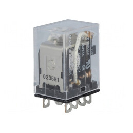 Releu Electromagnetic DPDT 24VAC 10A | Electronic-mag.ro | Componente Electronice