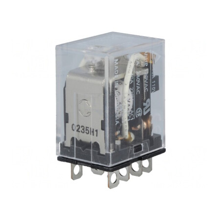 Releu Electromagnetic DPDT 24VAC 10A | Electronic-mag.ro | Componente Electronice