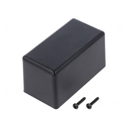 Carcasă universală SMART ABS neagră 38x71x41mm | Electronic-mag.ro | Componente Electronice