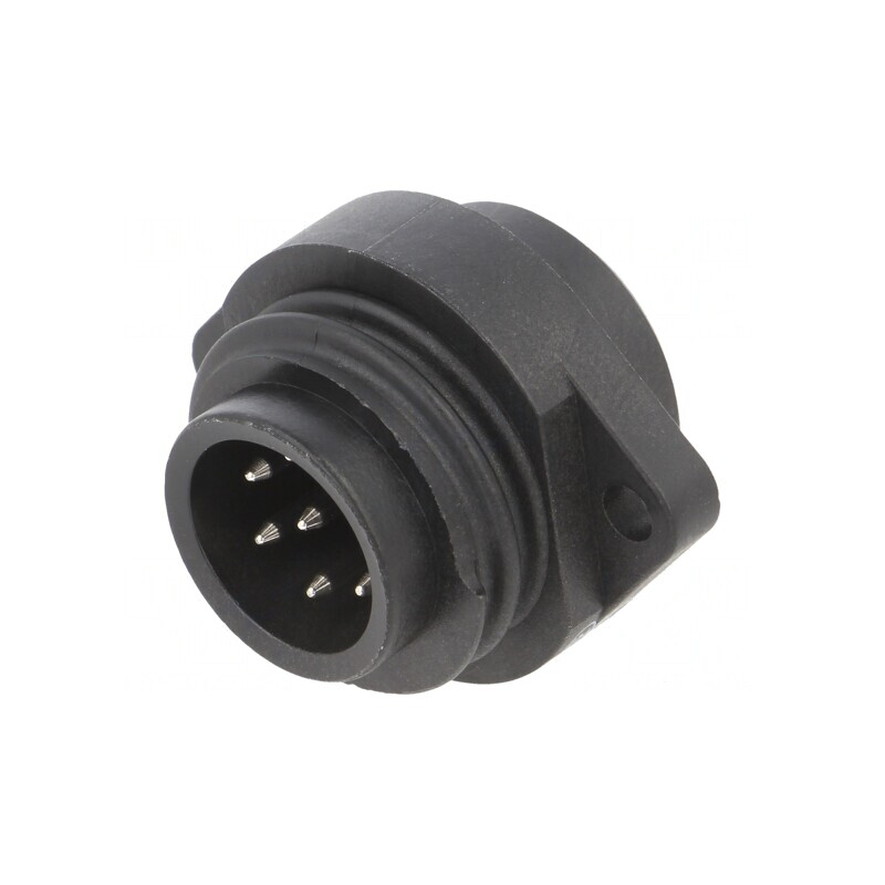 Conector circular RD24 250V 7 pini soclu tată lipire | Electronic-mag.ro | Componente Electronice