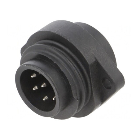 Conector circular RD24 250V 7 pini soclu tată lipire | Electronic-mag.ro | Componente Electronice