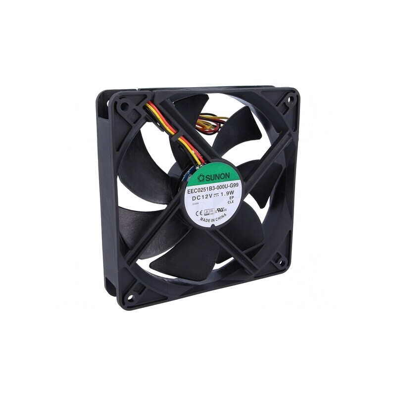 Ventilator axial DC 12V 120x120x25mm | Electronic-mag.ro | Componente Electronice