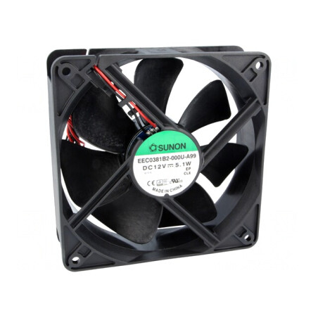 Ventilator DC Axial 12V 120x120x38mm | Electronic-mag.ro | Componente Electronice