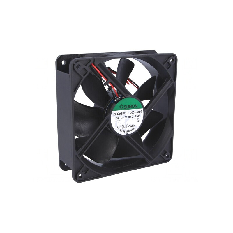 Ventilator Axial DC 24V 120x120x38mm 234,4m3/h 48dBA | Electronic-mag.ro | Componente Electronice