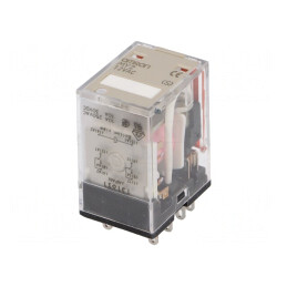 Releu Electromagnetic DPDT 12VAC 10A | Electronic-mag.ro | Componente Electronice