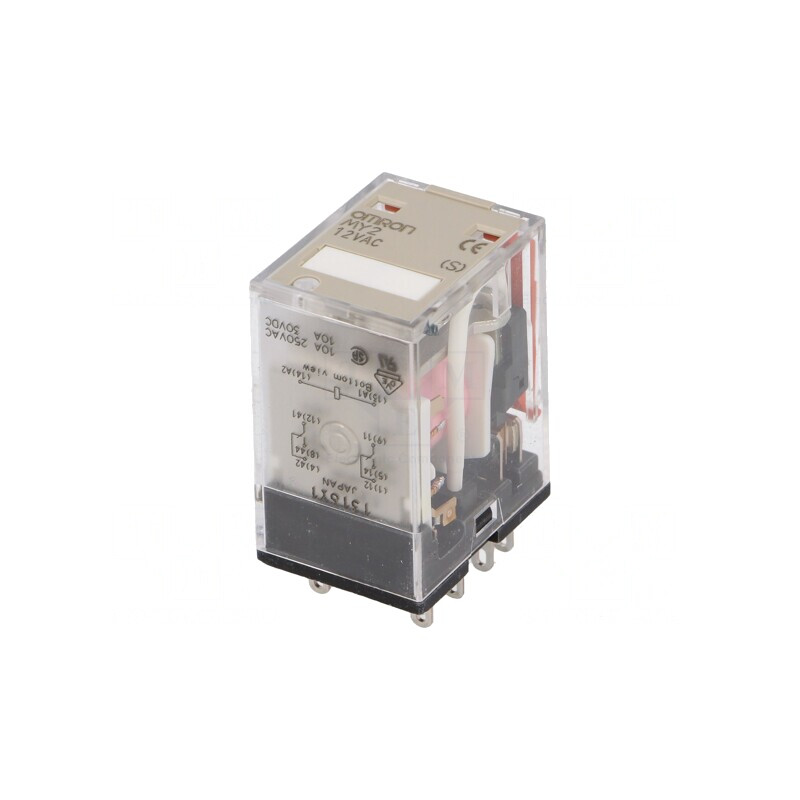 Releu Electromagnetic DPDT 12VAC 10A | Electronic-mag.ro | Componente Electronice Releu Electromagnetic DPDT 12VAC 10A | Electronic-mag.ro | Componente Electronice