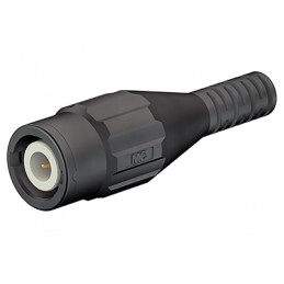 Conector BNC Soclu Negru Mamă Crimpat 5-40°C | Electronic-mag.ro | Componente Electronice