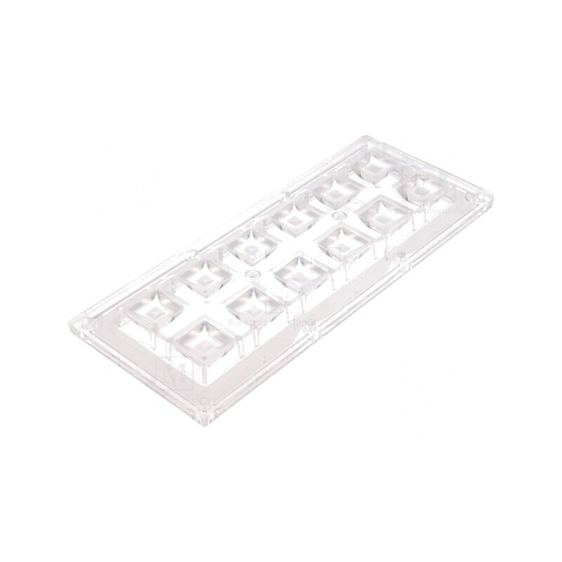 Lentilă LED Transparentă Dreptunghiulară 50-67° 11.4mm | Electronic-mag.ro | Componente Electronice Lentilă LED Transparentă Dreptunghiulară 50-67° 11.4mm | Electronic-mag.ro | Componente Electronice