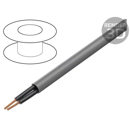 Cablu MEGAFLEX 500-C 2x2,5mm2 LSZH Cupru Cositorit | Electronic-mag.ro | Componente Electronice